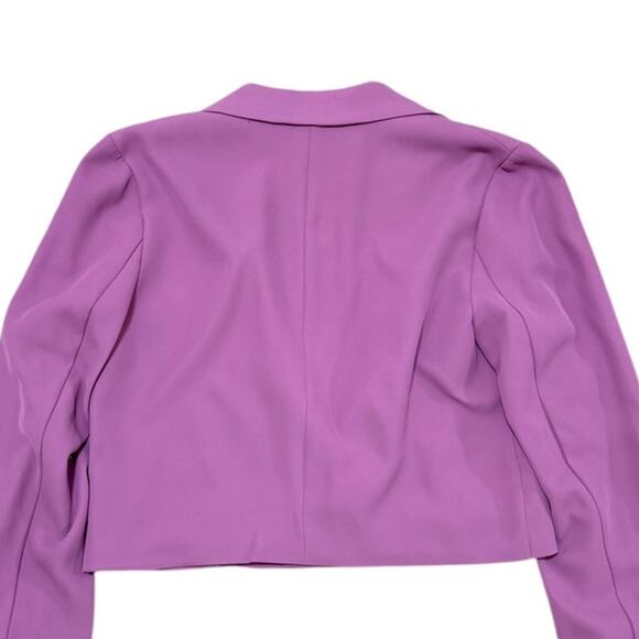 Jason Wu Single-button Cropped Tailored Blazer in Lavender size Small - Picture 5 of 6